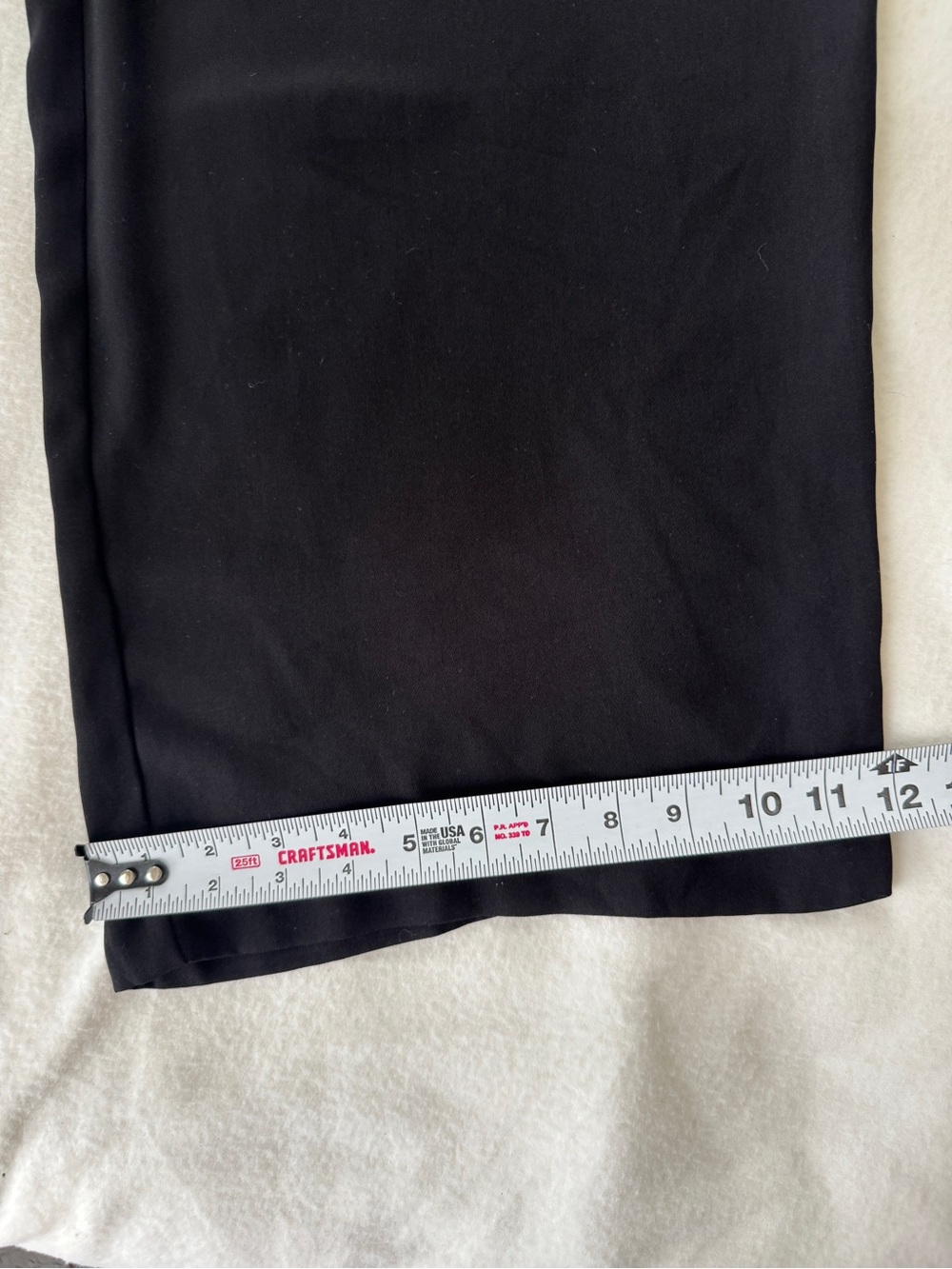 Vintage Adrienne Vittadini Paper Bag Wide Leg Pants Black Size Medium NWT career - Picture 9 of 9